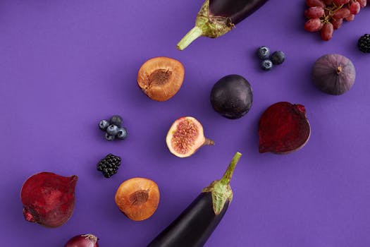 colorful fruits and vegetables rich in antioxidants