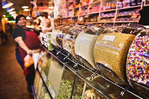 fortified foods on a grocery shelf