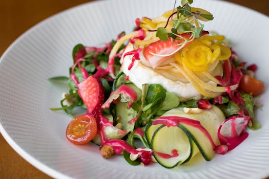 colorful plate of nutrient-rich foods