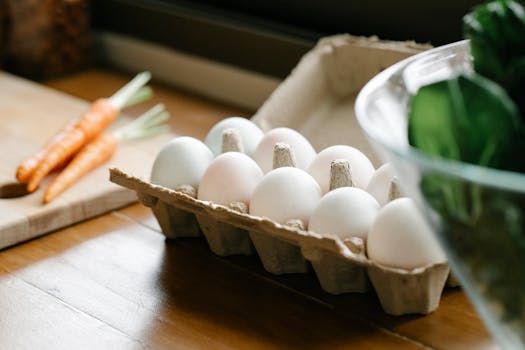 nutritional supplements on a kitchen counter