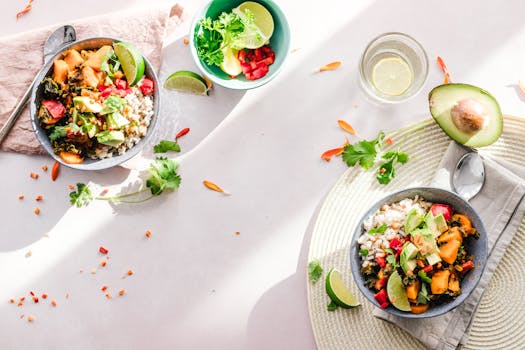 colorful array of fruits and veggies