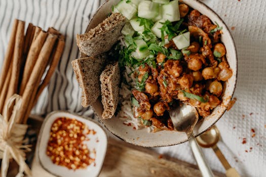 fresh herbs and vegetables in a bowl