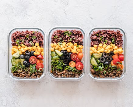 healthy meal prep containers