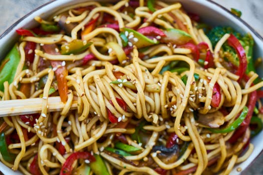 colorful vegetable stir-fry