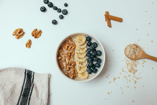 colorful smoothie bowl with fruits