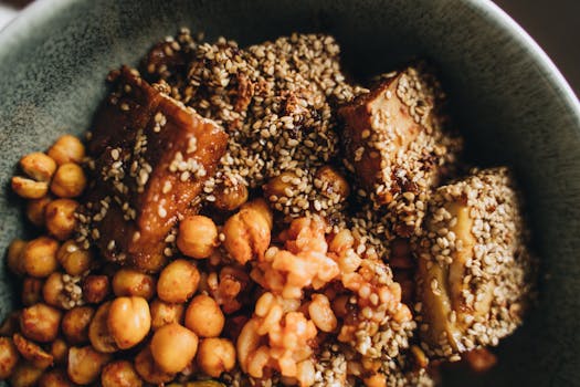 cooked chickpeas in a bowl